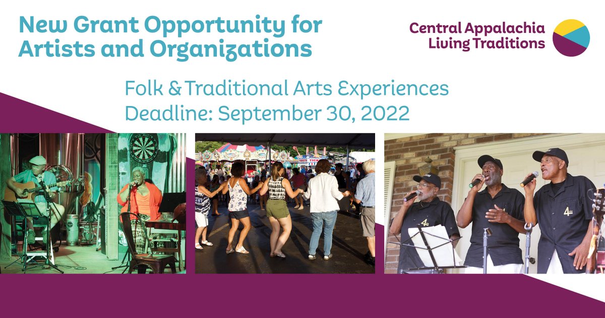 ⚠️Attention artists &amp; organizations in ARC counties of OH, VA &amp; WV⚠️ New grant opportunity for public-facing folk &amp; traditional arts projects from $1,000-$10,000, no match required! Apply by 9/30 &amp; join us for an informational webinar on 9/8. More info: midatlanticarts.org/grants-program…