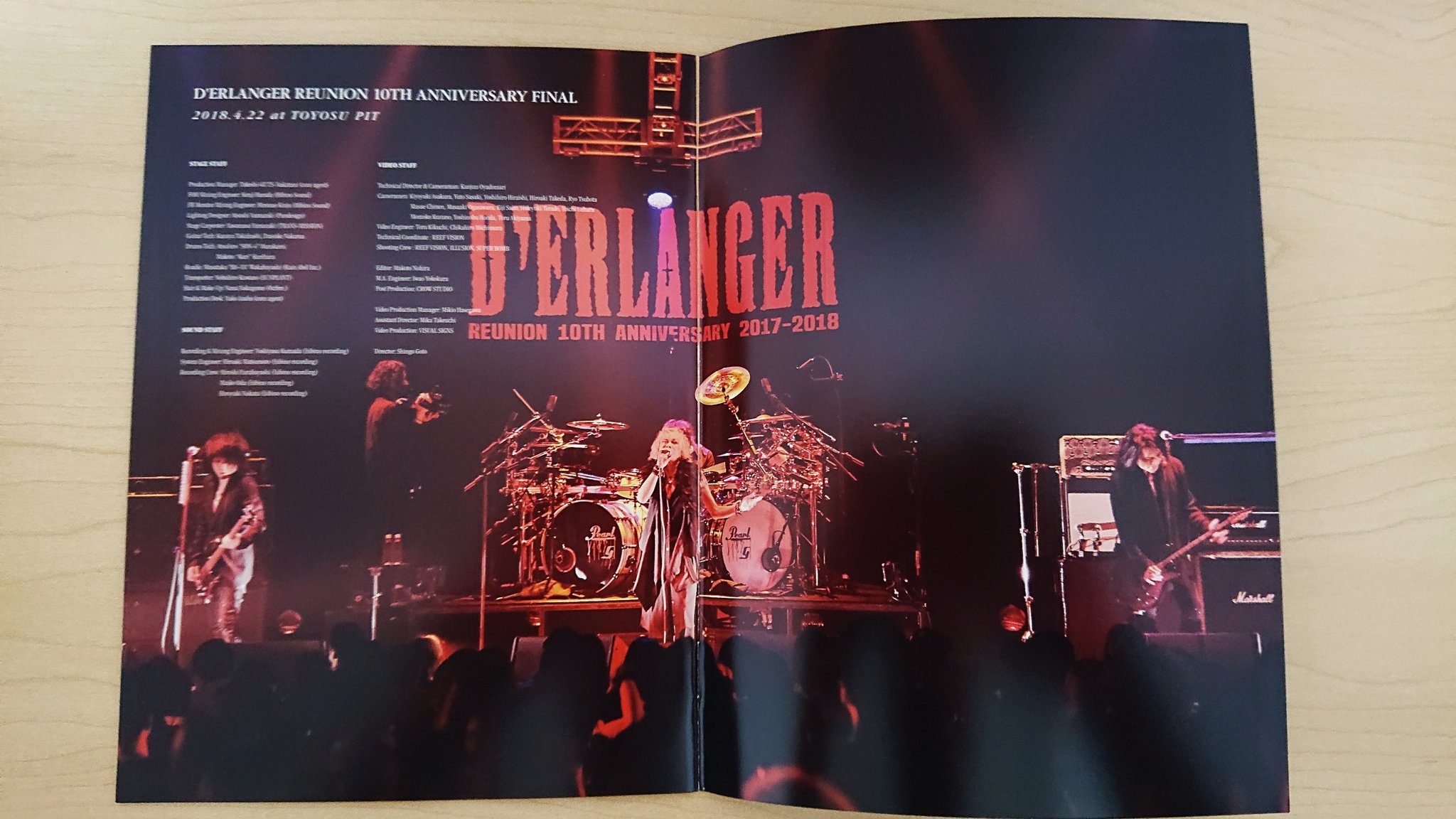 ミュージック D'ERLANGER REUNION 10TH ANNIVERSARY LIVE D'ERLANGER「D'ERLANGER REUNION 10TH ANNIVERSARY LIVE 2017
