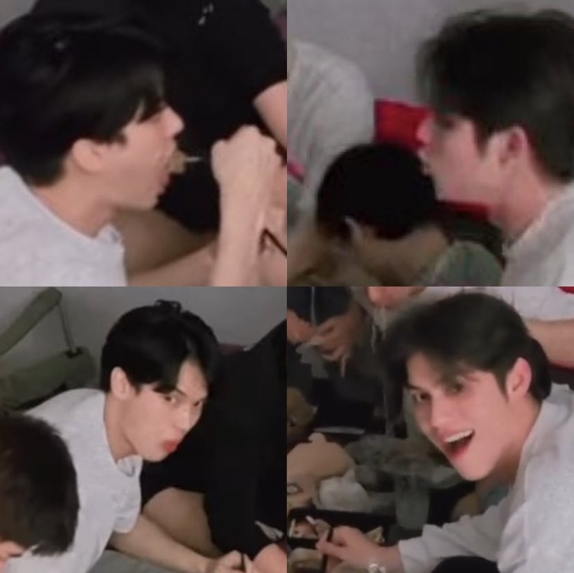 DodiTify's tweet photo. โคตรน่ารัก 555555 อีกคนจะกิน อีกคนจะเม้าท์ // กล้องแพลนเคี้ยวแก้มตุ้ย กล้องแพลนหัวเราะเอิ้กอ้าก 555555555 มันเป็นมู้ดชิลๆเวลาเค้าอยู่ด้วยกันอ่ะแหล่ะ // รู้ไม๊ว่ามันน่ารัก ขอเห็นโมเม้นแบบนี้บ่อยๆน้าา 🥹#ไบร์ทวิน https://t.co/X6NwQcIj7L