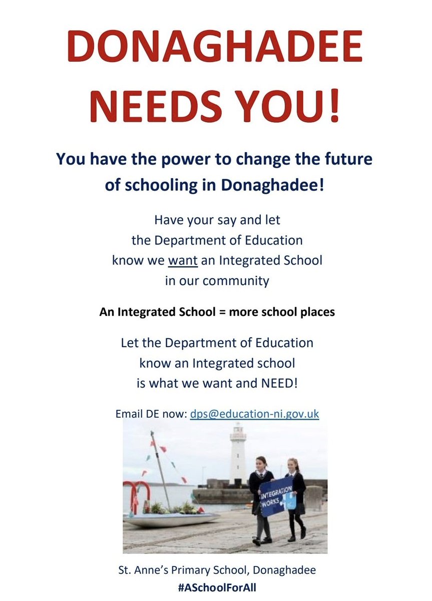 stannespsdee's tweet photo. We would appreciate your support, in helping us transform to Integrated status 

@IEFNI 
@Ed_Authority 
#aschoolforall
#transformationtointegration https://t.co/8ojJZ7e4Ib