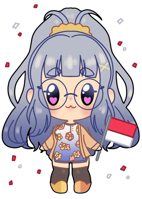 Dirgahayu Republik Indonesia yang ke-77~Happy Independence day, Indonesia! I hope that this country will get better in the future, free from corruption, etc. It is hard but yeah, I only am able to hope for the best for this country. 