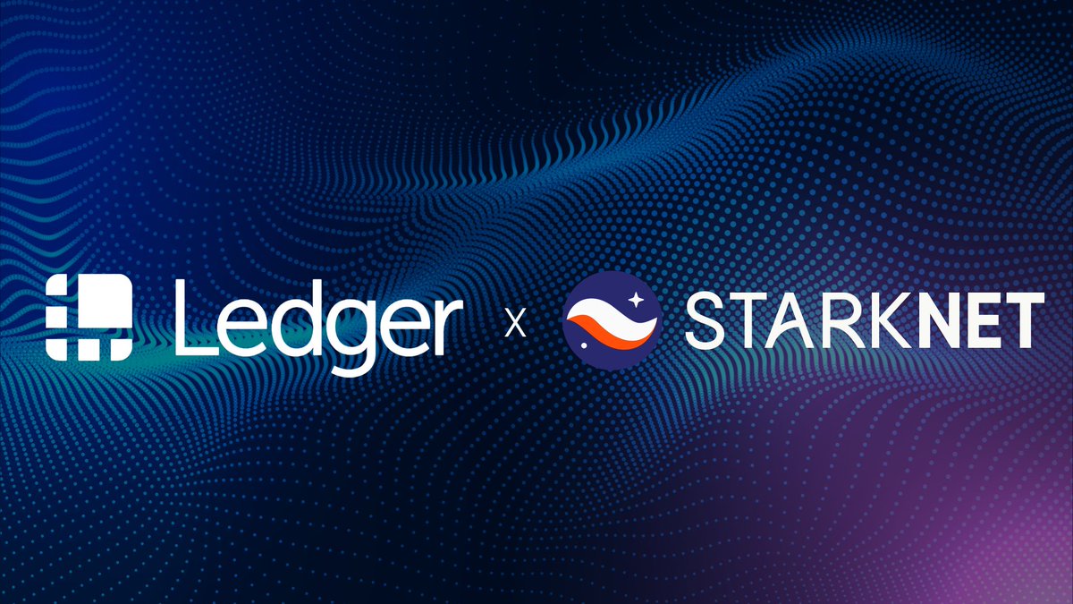StarkWareLtd's tweet photo. A new exciting Developer Partnership with @Ledger!

✅ Support for #StarkNet in the Ledger Live app to 5M users
✅ Extensive malware and physical attack protection
✅ Innovative features based on account abstraction https://t.co/Wf0gY1kwCT