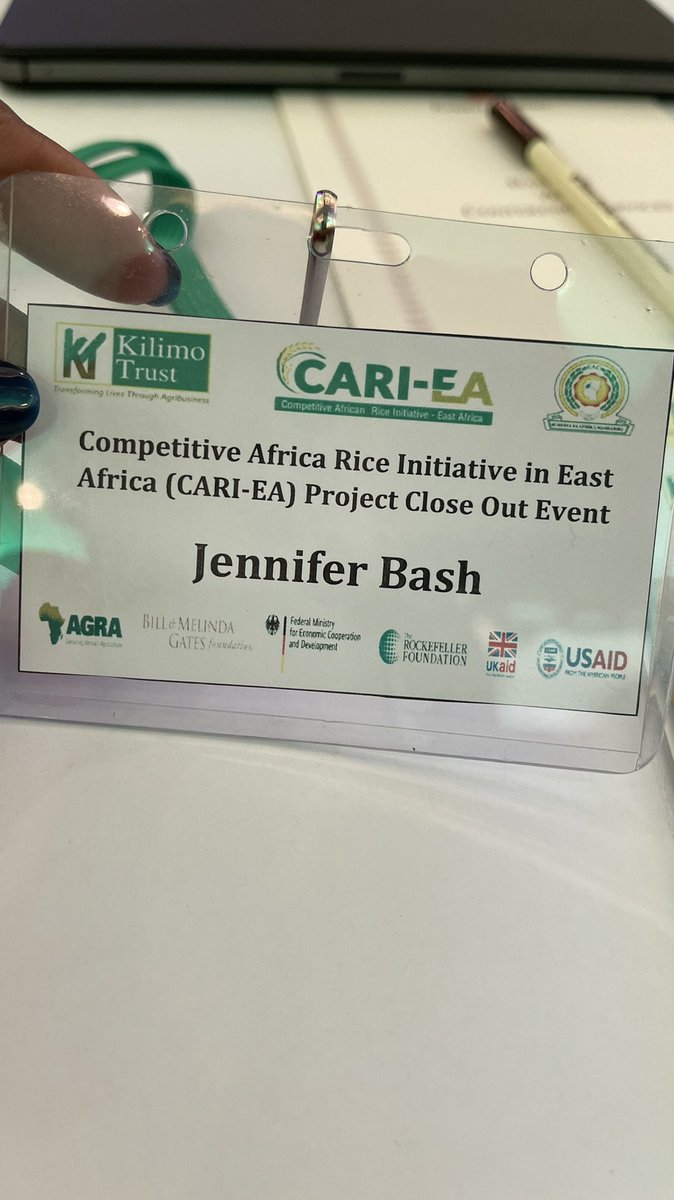 Close out stakeholder engagement for CARI-EA, a 3-year project commissioned by <a href="/USAID/">USAID</a> through @AGRAAlliance to enable locally produced rice in East Africa to competitively substitute the current over $300million worth of rice imports to the East Africa common market.