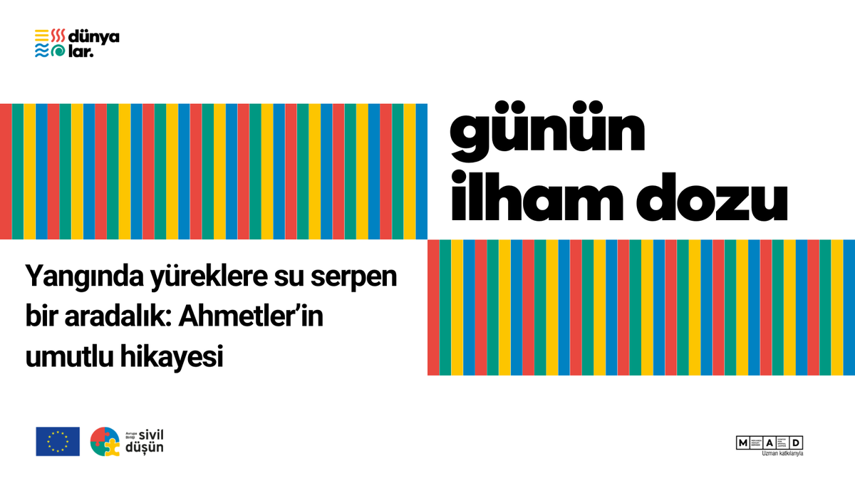⛵ Dünyamız biricik. Onu ve bizi bekleyen gelecek ortak. Bu geleceğe yön verecek yolları bir arada yürürsek, değişime yön verebiliriz. Buna gönülden inandığımız için bir yıllık bir yolculuğa çıktık.