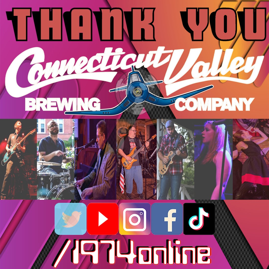 1974online's tweet photo. What a night! A HUGE Thank you to #CTValleyBrewing! What am amazing place. It was a joy to see so many friends last night. We hope to come back to @CTValleyBrewing soon. If you tag us, make sure to use @1974online. We hope to see you all again soon. Love you Ct Valley Brewing Co. https://t.co/VVSPQ7n6Uu