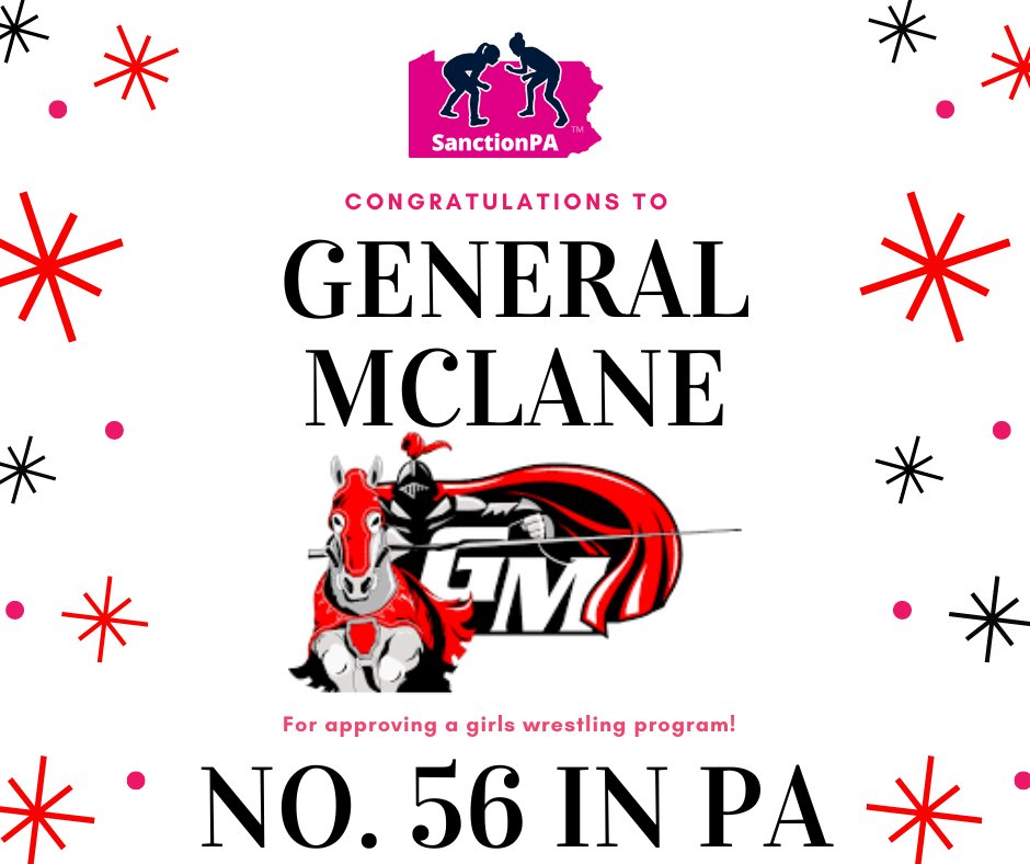 PA_GirlsWrestle's tweet photo. Congrats to @GM_Wrestling for starting a girls wrestling team! They are setting us up for a huge autumn in sanctioning. #SanctionPA @PAPowerWrestle @PA_wrestling @ScottFMartin @ptoc134 https://t.co/K5geok8WNA