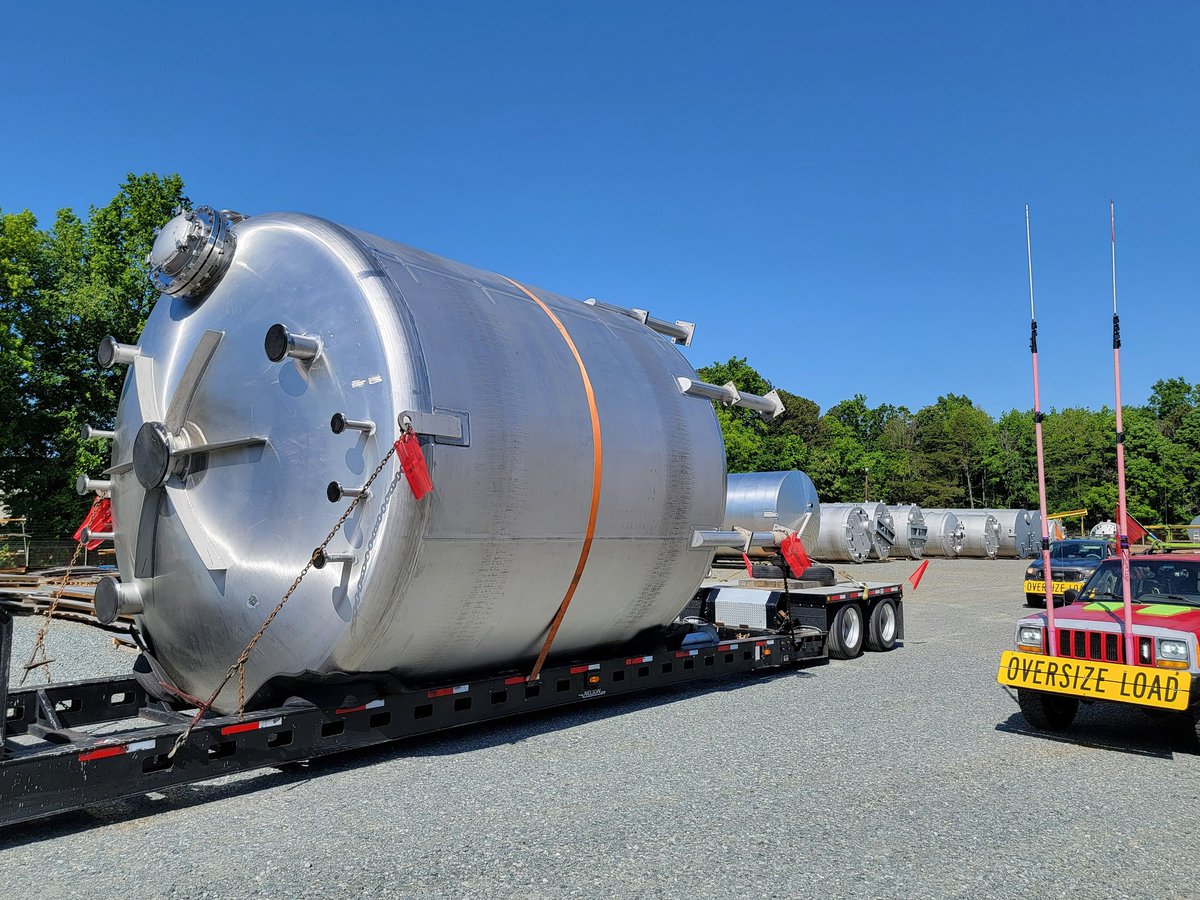 Bendeltanks's tweet photo. PROJECT UPDATE | #C276 Hastelloy Betaines #Reactor successfully delivered and maneuvered in place at our
https://t.co/DizLMxVGeb
#preparing #loading #permitting #shipping #installing
#bendeltank
#asme #fabrication #engineering #chemicalindustry #innovation #pressurevessels https://t.co/S6BZG5eaNc