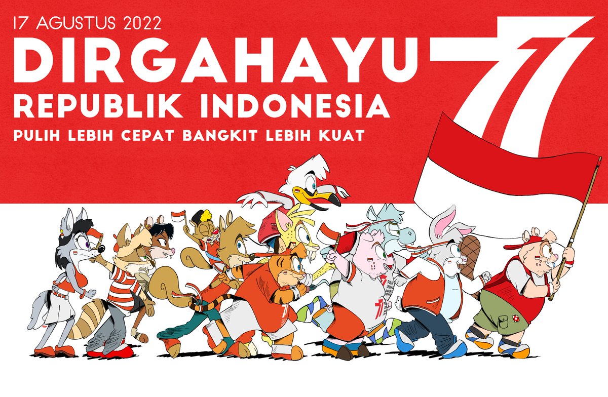 Happy Indonesian Independence Day!!✨🔥🇮🇩

#art #furryart #anthroart #indonesia #DirgahayuHUTRI77 #HUT77RI #HUT77thRI #indonesiaindependenceday #originalcharacter  #myoc #occharacters #digitalart #digitaldrawing #DigitalArtist #cartoon #17agustus #Indonesia77th