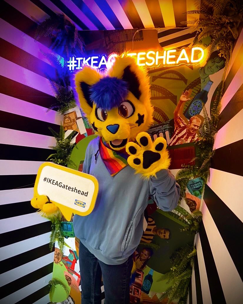 that1yellowcat's tweet photo. whatโs this?? IKEA cat in IKEA?? ๐ฑ๐๐
#furry #furries #fursuiter #fursuiting #ikeagateshead #ikea #furryfandom https://t.co/y6nMmblMRS