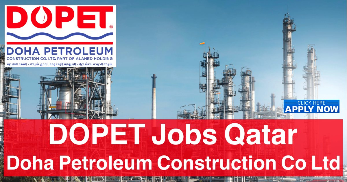 London Gates Solutions on Twitter "DOPET Jobs Qatar Doha Petroleum