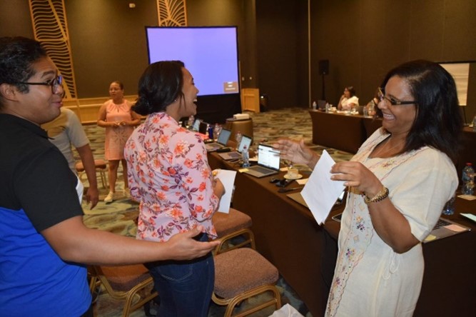 IESC1964's tweet photo. IESC Trade Safe Project staff from Santo Domingo and Washington DC participated in a fantastic work-planning conference this month. The team reviewed the successes of the USDA-funded project’s second year and designed the year three plan. #ProyectoTradeSafe @proyectotrasa https://t.co/KVDTewHsh7