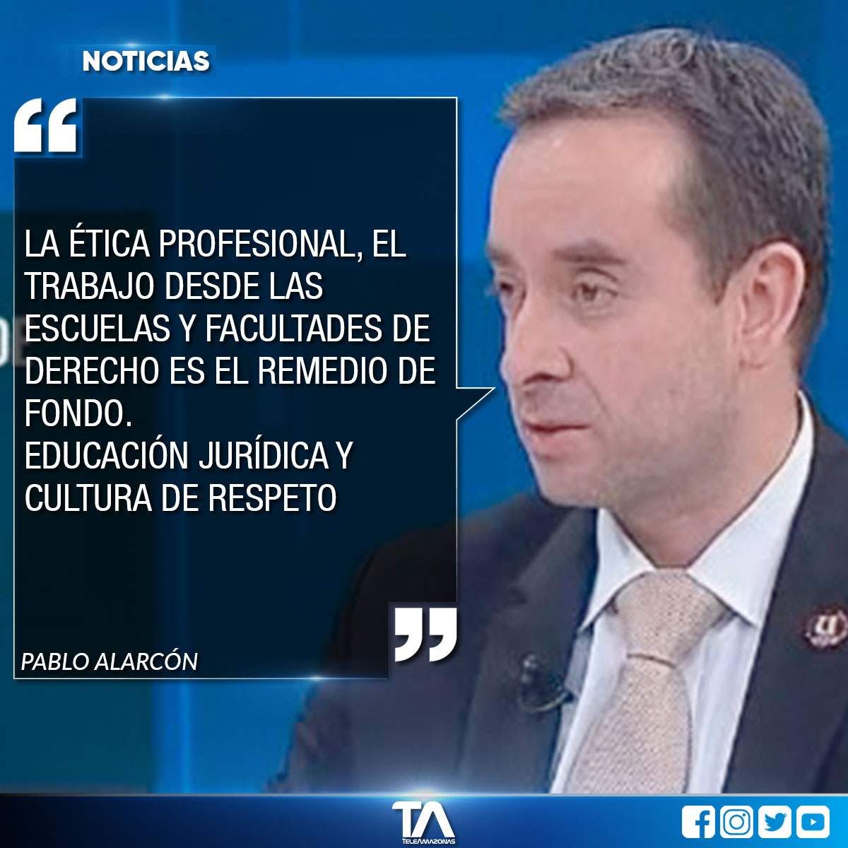 Revisa la #entrevista a Pablo Alarcón, director de la Escuela en Derecho de la #UEES. ow.ly/pjtM50KlQZq