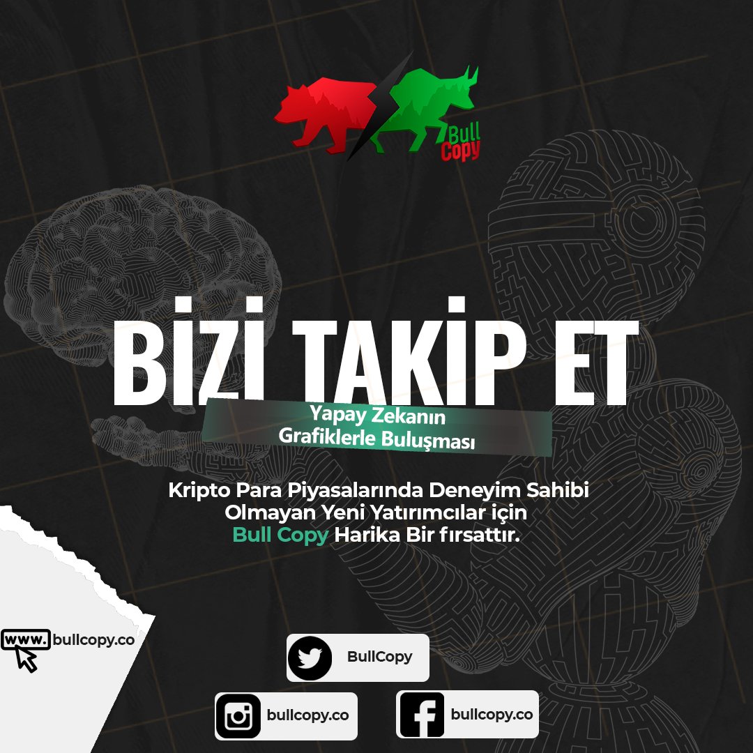 BullCopy's tweet photo. Kripto Para Piyasalarında Deneyim Sahibi Olmayan Yeni Yatırımcılar için Bull Copy Harika Bir fırsattır.
https://t.co/bQ0ONT3gao
#Bullcopy #Bitcoin #Kriptopara #Binance #coin #btc #ftx #pnl #copy #trade #copytrade $btc $eth https://t.co/ENHQmCG6nY