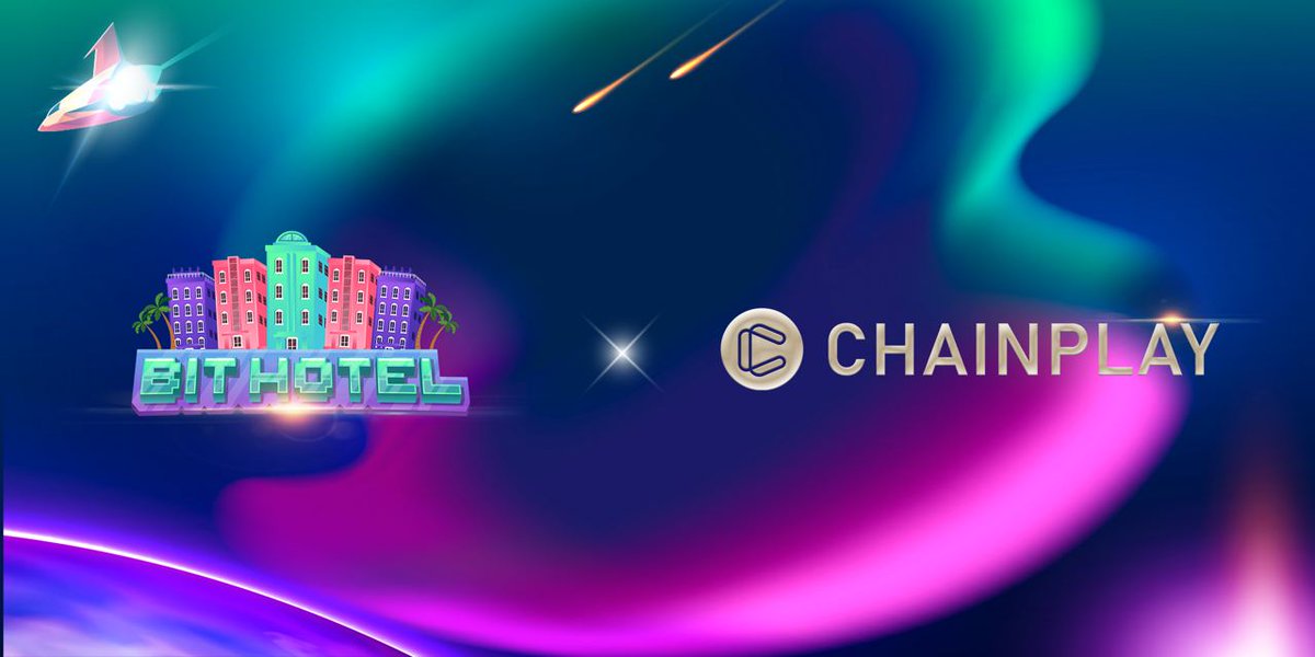playbithotel's tweet photo. We have now partnered with @Chainplaygg! 

A platform that allows users to access blockchain game data to provide their users with valuable insights!

Make sure to visit the Bit Hotel Page! https://t.co/U8F1haywfz