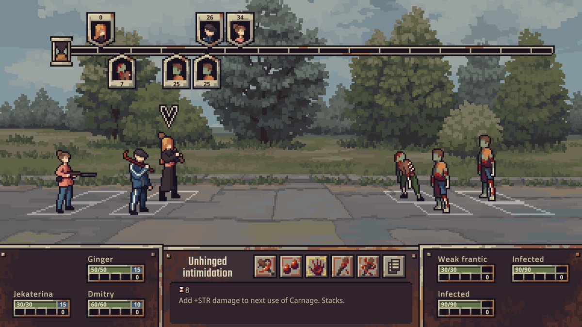 ColdwildGames's tweet photo. Notice anything new? 👀
#wishlistwednesday #zombie #rpg #turnbased #gamedev #pixelart https://t.co/euYQ16GCvF