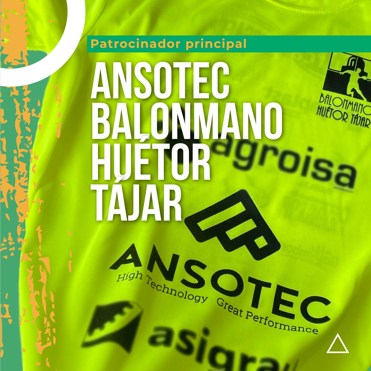 BmHuetor's tweet photo. Tenemos patrocinador principal 📣
ANSOTEC es el nuevo patrocinador del Club y pone nombre al equipo en Segunda División:
👉🏼ANSOTEC Balonmano Huétor Tájar.

Let's go! 🟡🤾🏻‍♂️🤾🏽🔵
@ansotec 

#balonmano #handball #balonmanoandalucia #balonmanobase #balonmanoengranada https://t.co/VPxjJcSltG