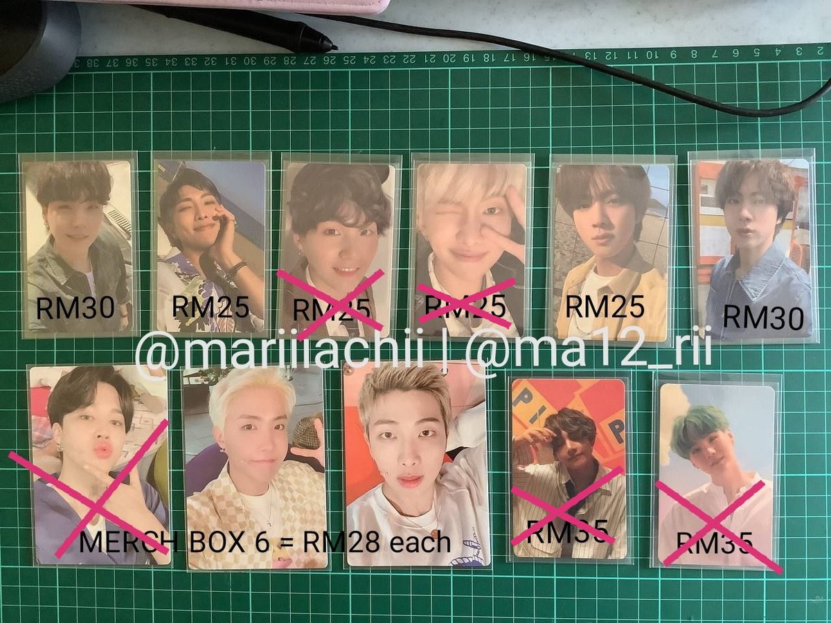 mariiiachii's tweet photo. WTS | BTS PC COLLECTION

✨ RM22 each | postage RM8

FCFS | NO CANCELLATION NO BACKOUT

wts wtb wtt namjoon jin jhope hobi seokjin #pasarBTSMY #pasarbts @btstrading_my @BTSMarketMY @BTSMYTRADING @pasarBTS https://t.co/0tO7T0k4uH