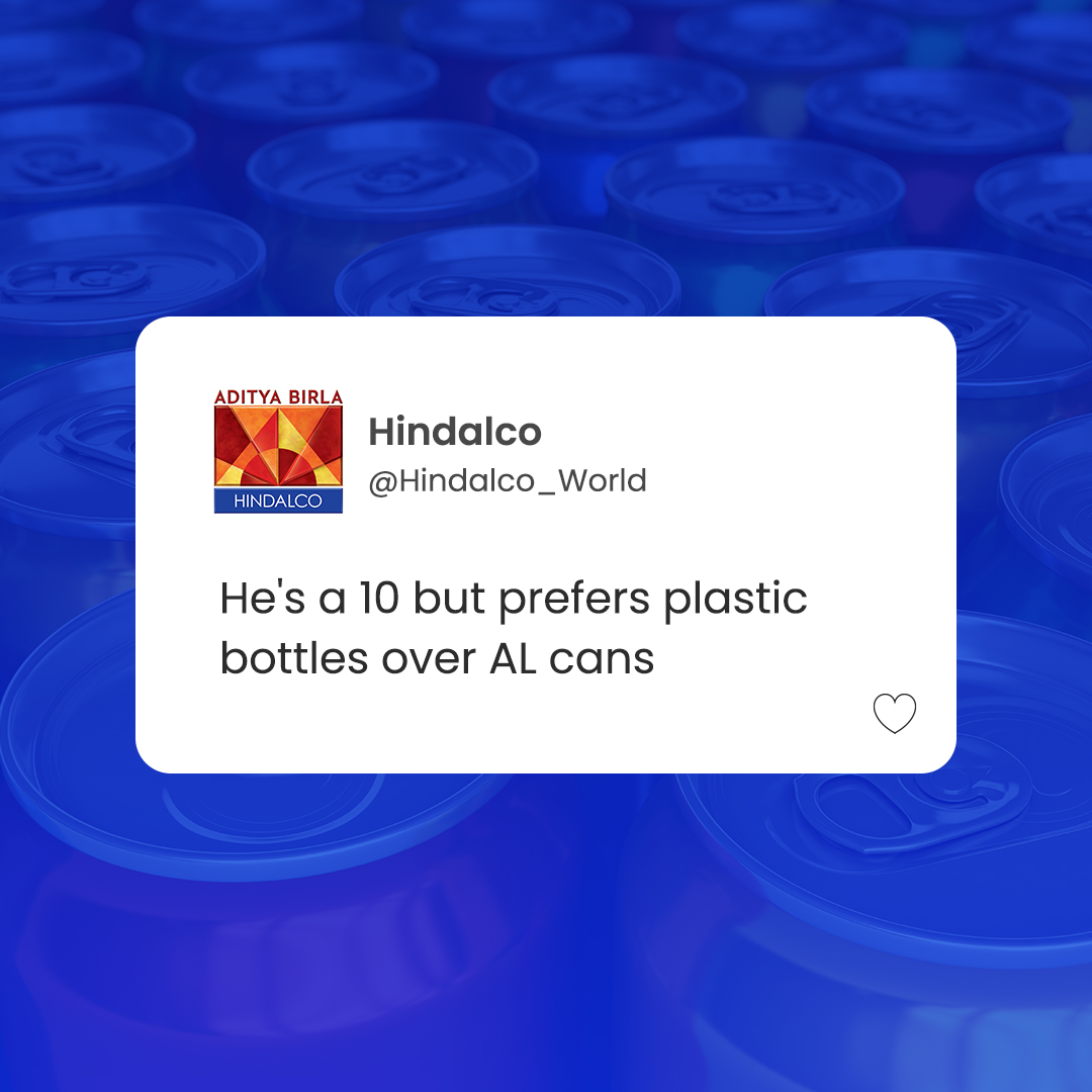 Hindalco_World's tweet photo. Is he really a 10 if he hasn’t switched to sustainable packaging solutions? ALways make the smarter choice, with #AluminiumKiYaari right by your side!
#HeIs10 #SheIs10 #HindalcoAluminium #GreenerStrongerSmarter https://t.co/4BJPtw3rVp