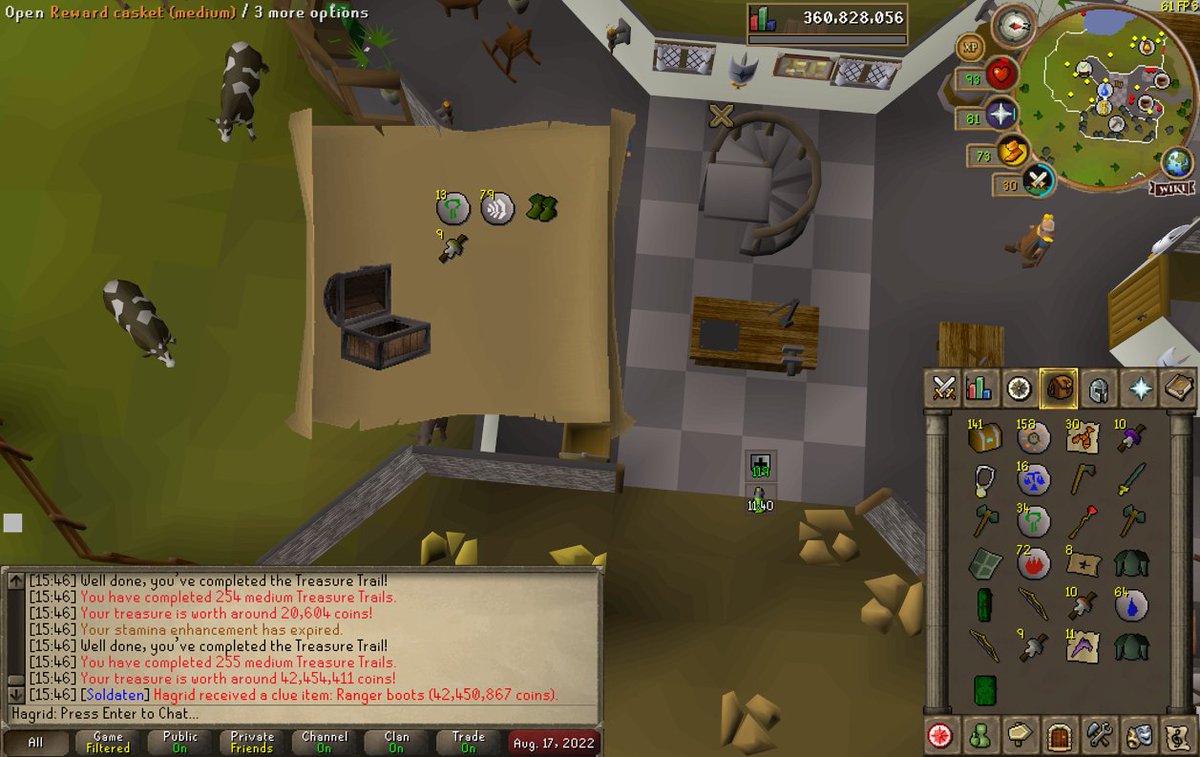 _dovv's tweet image. Rangers #2 hunting master clues