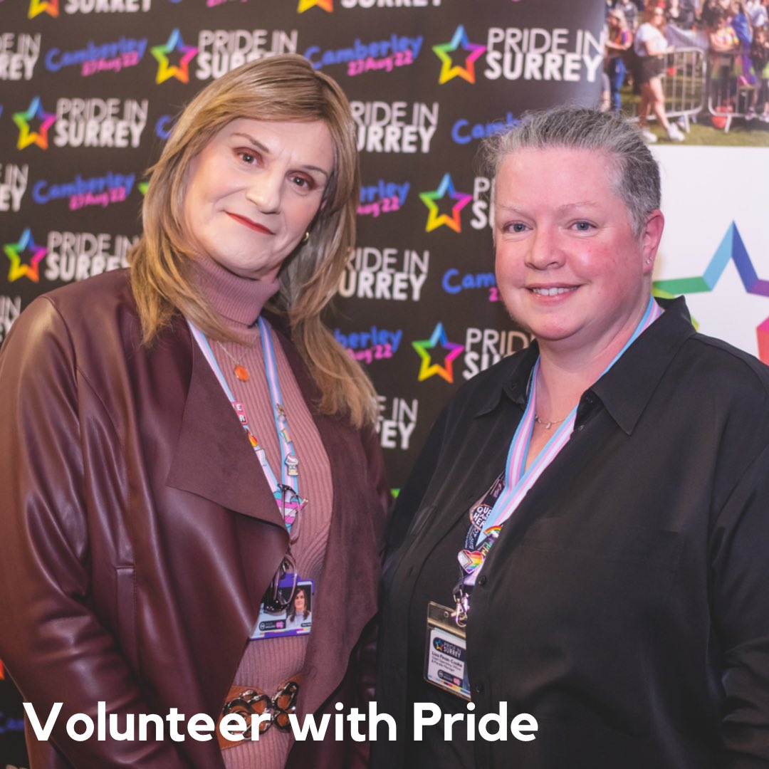PrideInSurrey's tweet photo. Make Surrey proud and volunteer with Pride 🏳️‍🌈 We are looking for volunteers to assist us with the setup of Pride on Friday 26th and help volunteer at the event on the Saturday. Signup via https://t.co/1XsF2TUO17 https://t.co/EkygVk3XEA