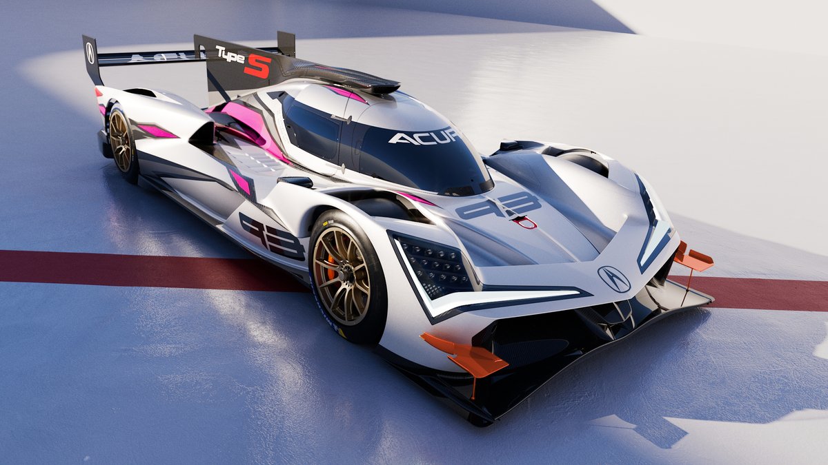 HondaRacing_US's tweet photo. The wait is over! 🤩

Get your first full look at the all-new, electrified @Acura ARX-06 prototype sports car that is set to take the @IMSA grid in 2023!

📰 Read More: https://t.co/wvhFczN72j

#AcuraMotorsports https://t.co/YKeDphigZb