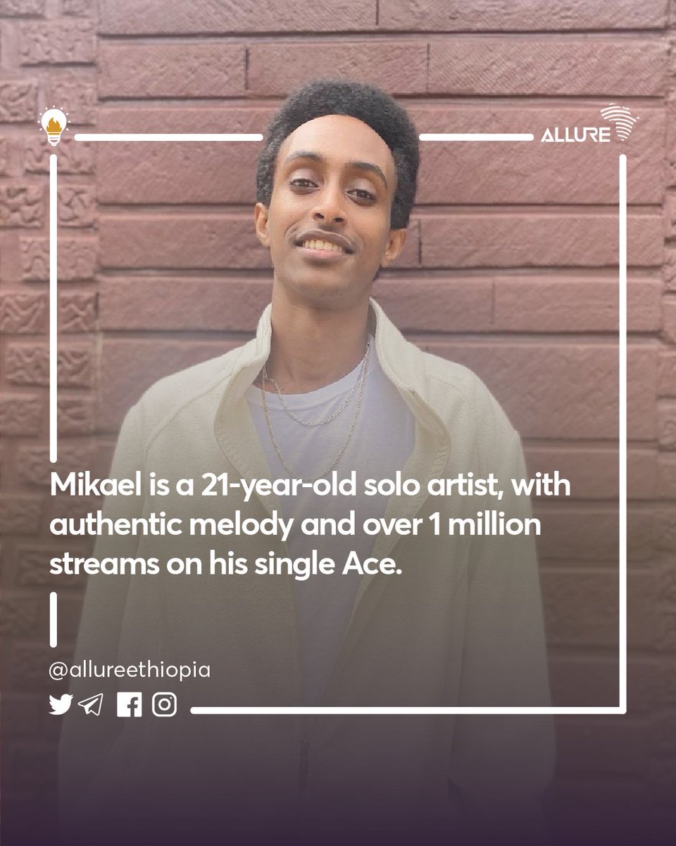 AllureEthiopia's tweet photo. #CreativeOfTheWeek
Mikael @lifeofmikaell
Meet Mikael, an independent artist with over one million streams!
#allurecreative #lifeofmikaell #Rapper #FreeStyle #Artist #Music #TikTok #HipHop #IndependentArtist #SpotifyPlaylist #addisababa #ethiopia #ethiopian #allureethiopia https://t.co/mBZtRNKWLN