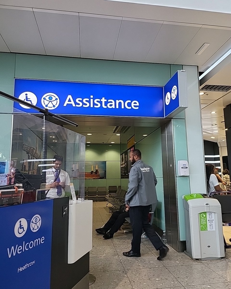 MomLovesCruisin's tweet photo. @LHRDirector Sitting here frustrated at your assistance area as no one seems to understand my simple request for assistance to get to the British Airways customer service desk. Thought I saw signs stating LHR Cares. https://t.co/3krohmRJGg