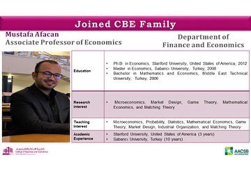 QUCBE's tweet image. Two outstanding faculty members have recently joined CBE family at QU: Dr. Mustafa Afacan and Dr. Amr  ElAlfy. 
انضمام عضوين هيئة تدريس متميزين الي كلية الادارة والاقتصاد بجامعة قطر وذلك في إطار رؤية الكلية لتصبح نموذج في مواكبة الاستدامة.
#جامعة_قطر #الاستدامة 
#Sustainability