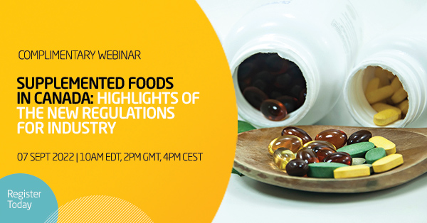 Intertek's tweet photo. Health Canada has introduced new regulations for #supplemented #foods. Join us for an overview of the new regulations and learn the pathway to obtain approval for supplemental ingredients that are not currently on the permissible list. https://t.co/qUf28pid6L https://t.co/hPybrwwlxd