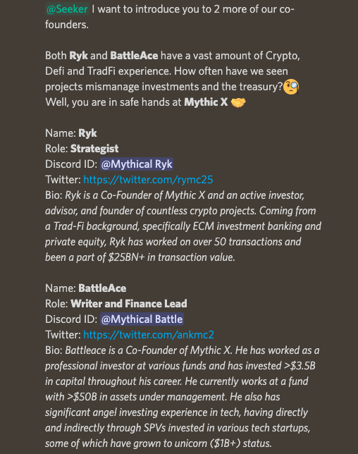 Mythic X tweet media