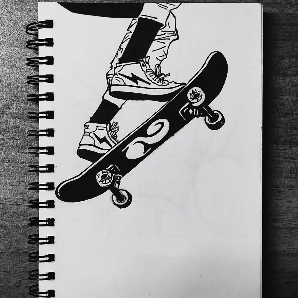 nonparalleled's tweet photo. Catch you on the flip side. 👋
....🛼🛼
.
.
#micronpenarts #micronpenblack #illustargram #sakurapigma #girlillustration#skateboard
#skateboarding #sakurapigma #sakurapigmamicron #sakura 
.
.
✨ @nonparallel_lines https://t.co/7vOSkAp46U