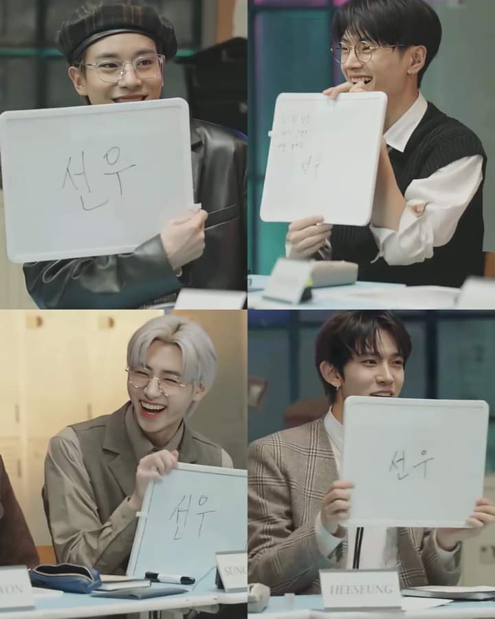 zhoenhypen's tweet photo. hyung line's peek of happiness voting for Sunoo! https://t.co/PX4E5cgqLg