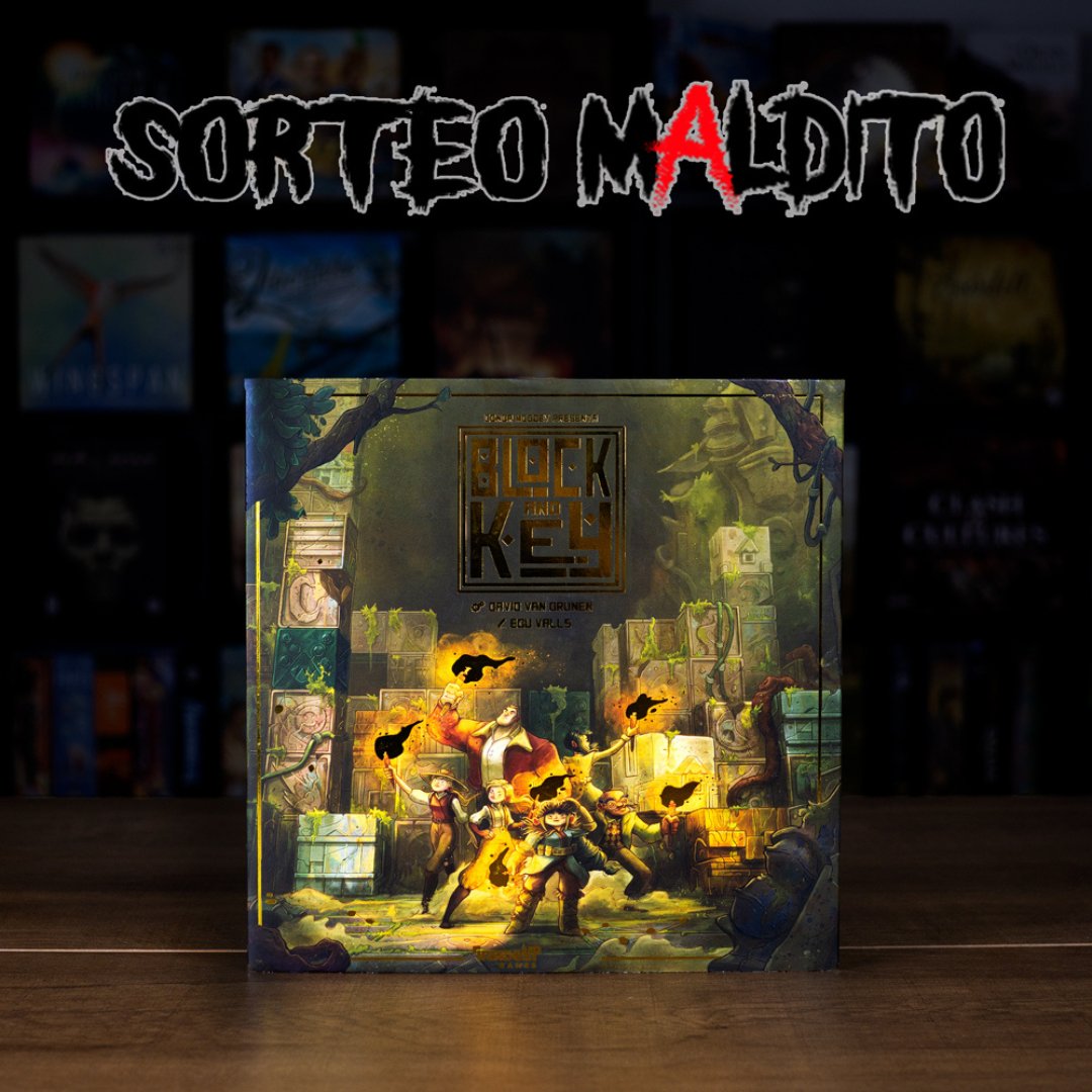 MalditoGamesES's tweet image. Con motivo del lanzamiento de BLOCK AND KEY os proponemos un nuevo #sorteomaldito !!🎉🎉
Para participar debéis:
🔺Sigue la cuenta @MalditoGamesES 
🔺Retwittear
🔺Menciona 3 personas con las que jugarías
El ganador/a se anunciará el 23/08/22 ¡Mucha suerte!