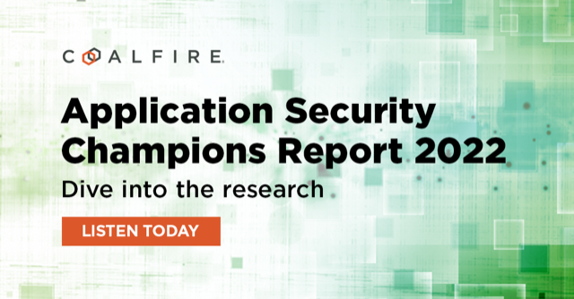 coalfire's tweet photo. AppSec champions can win the hearts of developers who get ahead of the “vulnerability production engine” expanding the attack surface. In recent webinar w/ Coalfire’s @johnbdickson, now on-demand, see how security orgs can train w/ champions in the field: https://t.co/L4Y92goQ30 https://t.co/VXiQ1N68CI