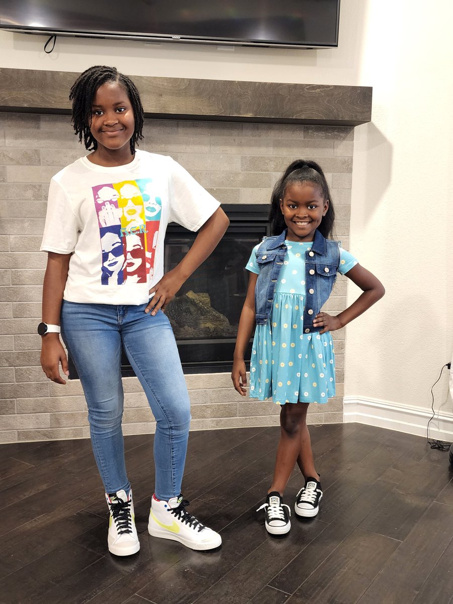Blended_Harden's tweet photo. The Harden girls 2nd favorite day of the year, after Christmas of course, is the first day of school! Heading to 6th and 2nd grade. @schluterelem @LeoAdamsMS @NorthwestISD #kidsofeducators #NISDFirstDay https://t.co/KUPXKs6Fny