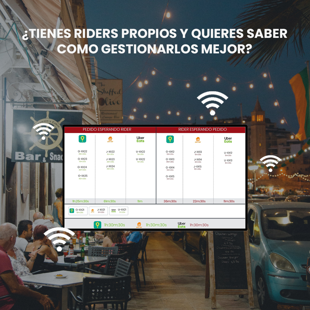 ¿Tienes riders propios y quieres saber como gestionarlos mejor? 📲 Adquiere nuestra app de riders
.
✅ Ten controlado tu Delivery
✅ Mejora tu rentabilidad y eficacia 
✅ El mejor complemento para la Web de pedidos Online