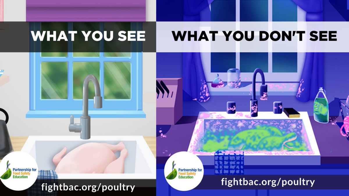 MSSNutrition's tweet photo. Cooking to an internal temperature of 165ºF is the best way to make sure your #chicken is safe to eat. #DontWashYourChicken #foodsafety #FightBAC Find more resources from @FightBAC ➡️https://t.co/XIO0wZPilb https://t.co/QB5wqBhFE7
