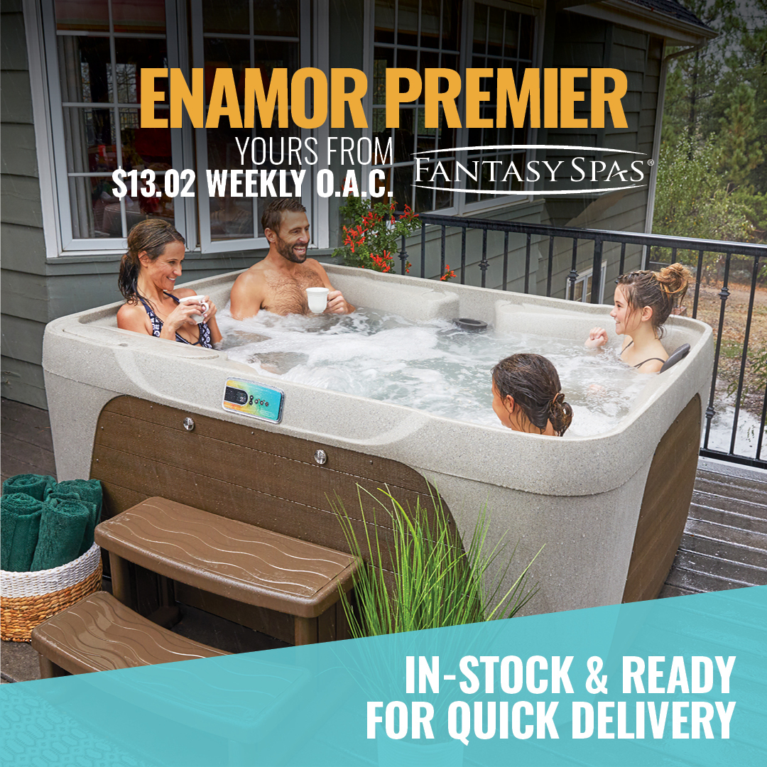 Looking to have your hot tub delivered and installed quickly? We got you covered 😎 Explore the Artesian line up, the Enamor Premium and the Lumio Stream and learn more about what's available right now!