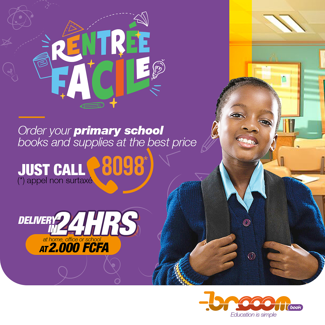 BrooomUniverse's tweet photo. Be smart, 📱 call #8098 , and that's it 😉 !
Write to us on WhatsApp at (+237) 659303540 
▶ https://t.co/0kAFJuQosy
#Brooom #LifeIsSimple #BrooomBook #educationissimple https://t.co/iWojmBFLGo