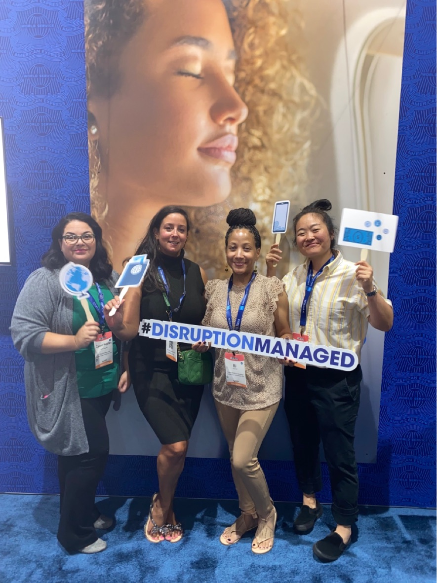 amexgbt's tweet photo. It's the last day of #GBTA2022 and we're ready to close out the event with a day of reconnecting with industry friends & colleagues. Stop by booth 1637 for demos, networking & more on managing travel disruption.
#DisruptionManaged #SustainableTravel #PoweringProgressThroughTravel https://t.co/hl0sRjyzFv
