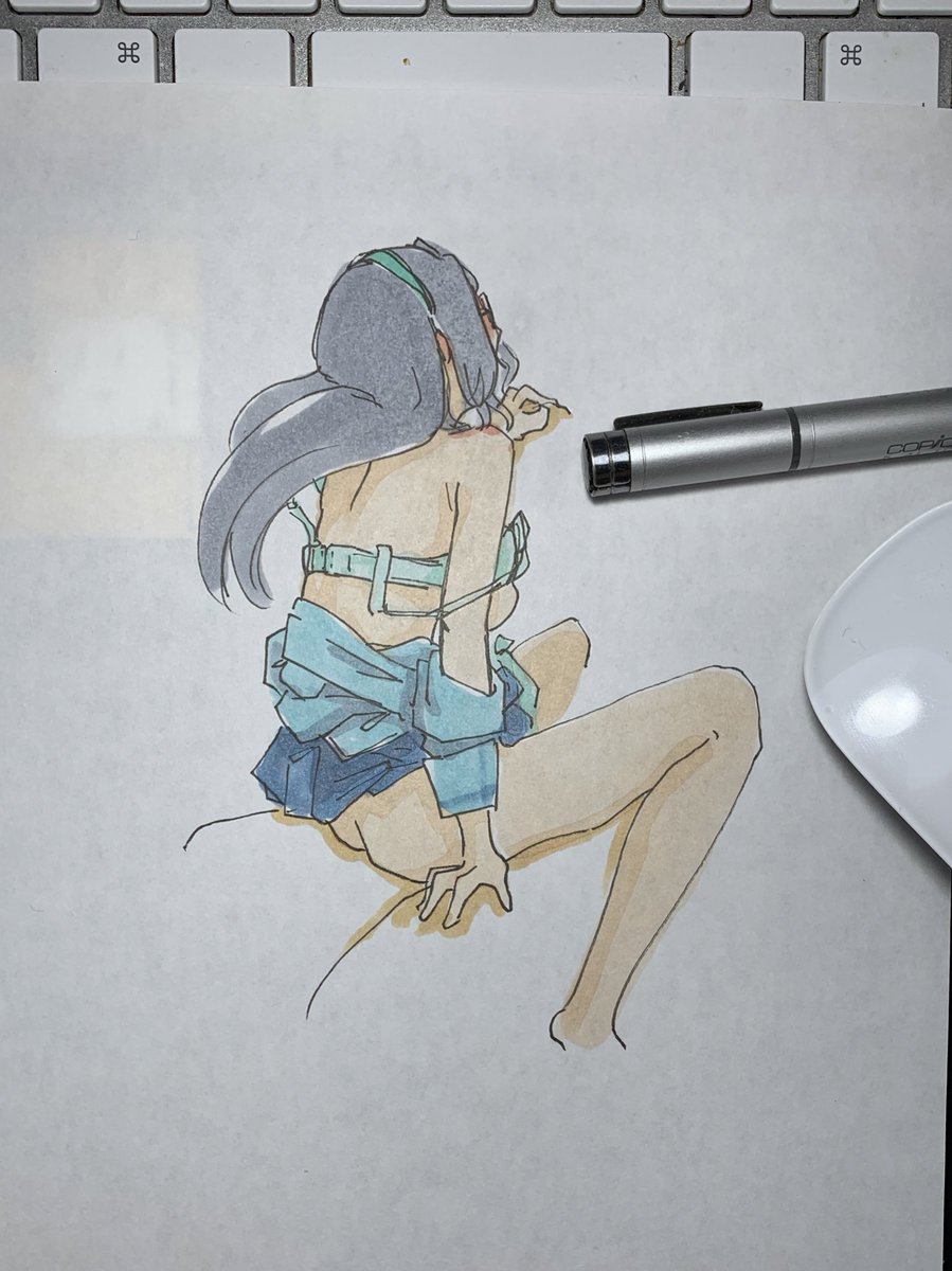 大淀(艦これ) 「」|ひじからのイラスト