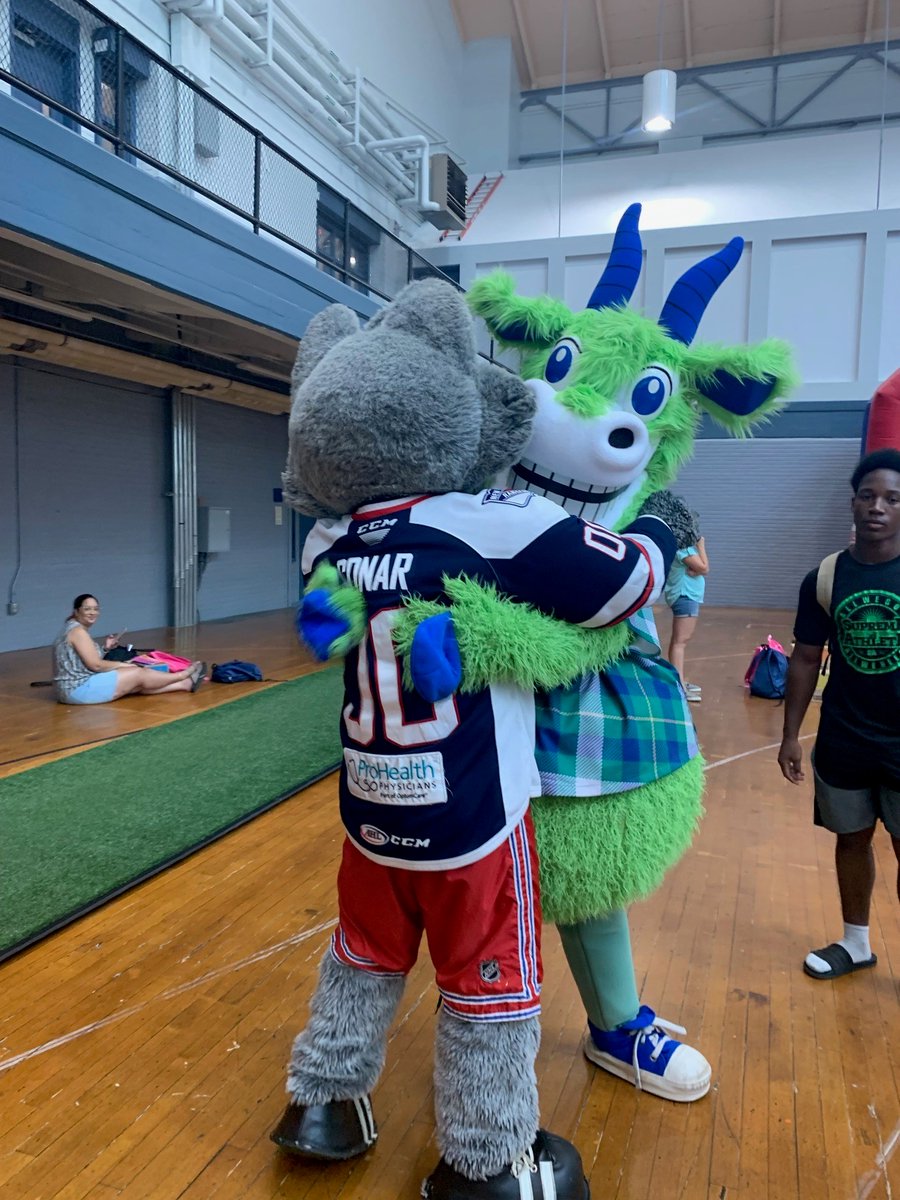 Happy Birthday to Sonar's bff, Chompers! 

We'll be celebrating Chompers birthday with the <a href="/GoYardGoats/">Hartford Yard Goats</a> tonight at Dunkin Donuts Park 🎉
