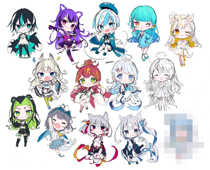 グッズイラスト進捗!!!!#あのぼくフェス  