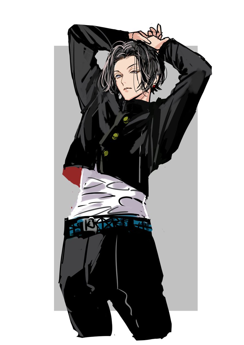「短ラン#創作男子 」|北沢きょう🍠のイラスト