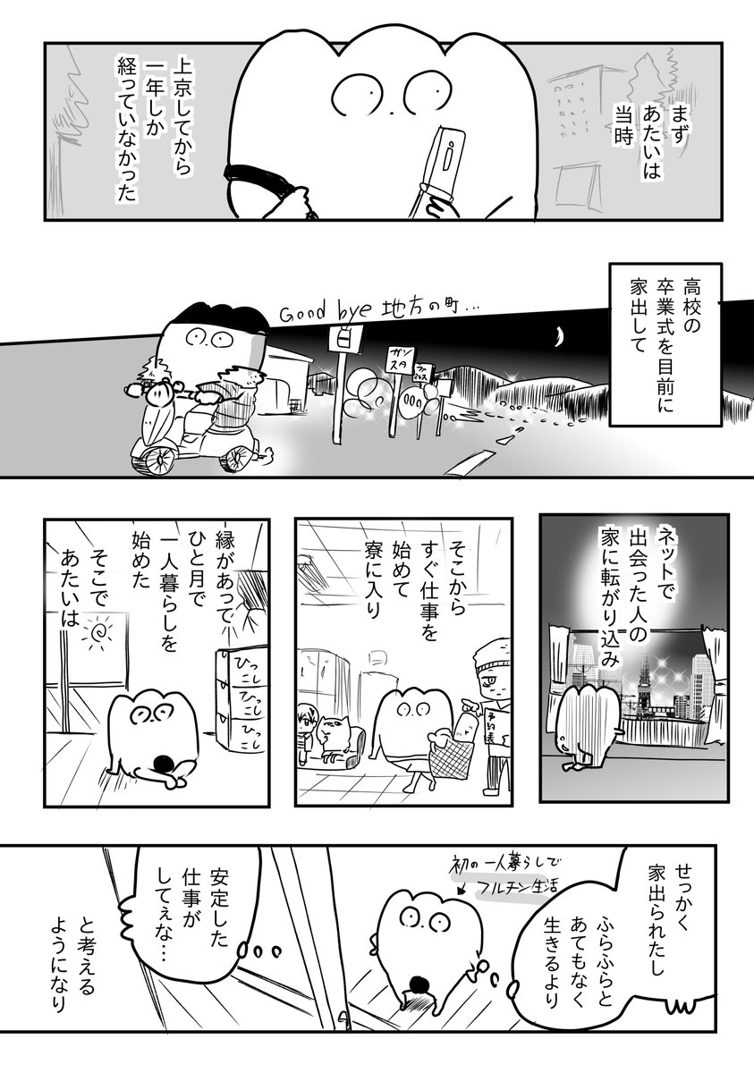 家出して、大学へ行く(1/7) 