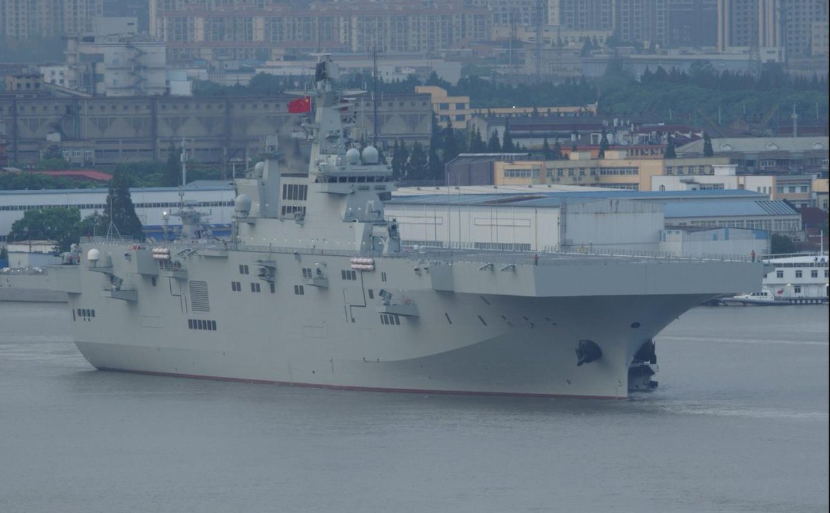 louischeung_hk's tweet image. Latest images of 3rd Type 075 LHD. Looks like it is about to enter service. 😎