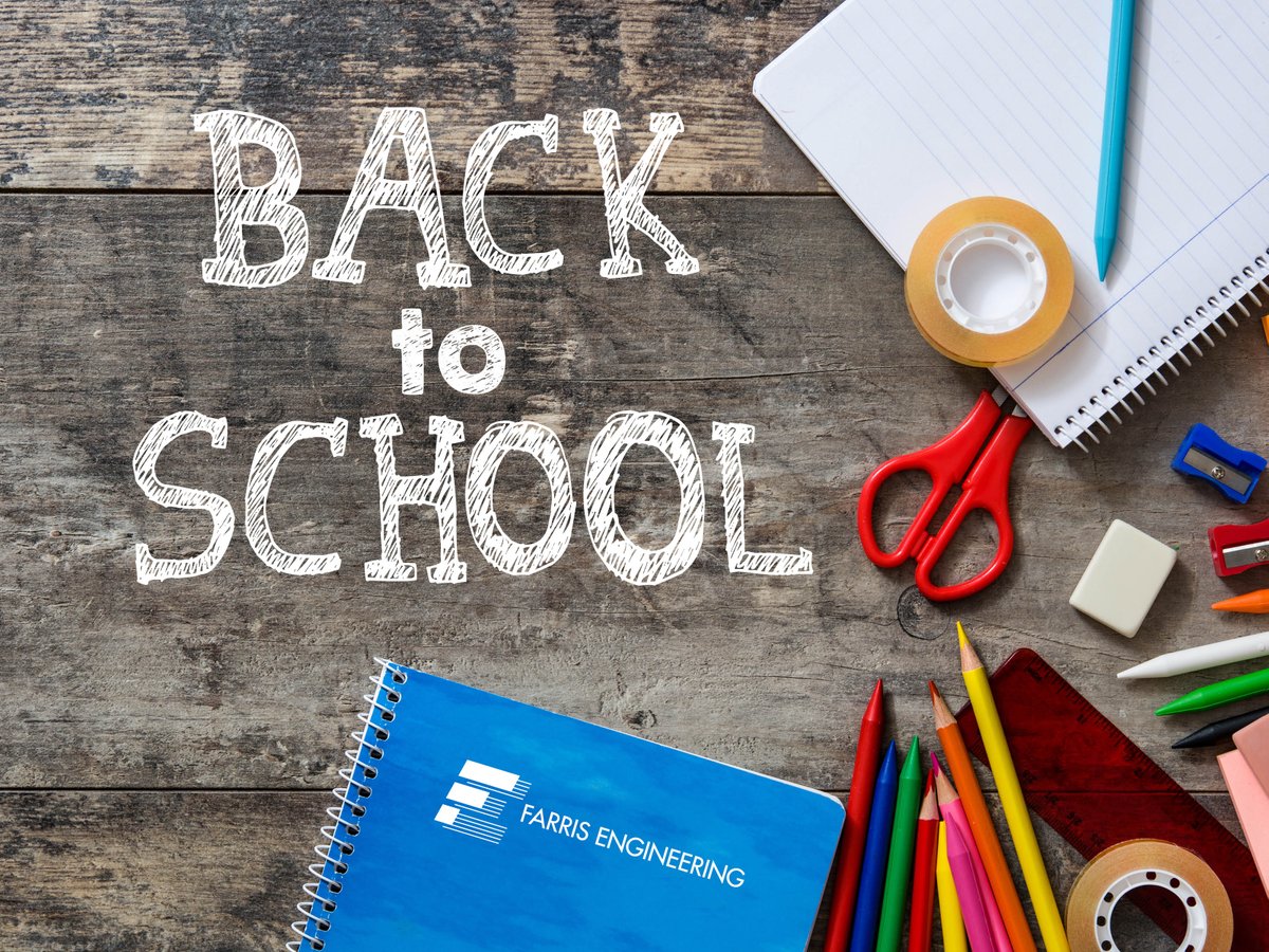 It’s that time again – the beginning of a new school year. We wish all students, teachers and faculty a safe and productive year!