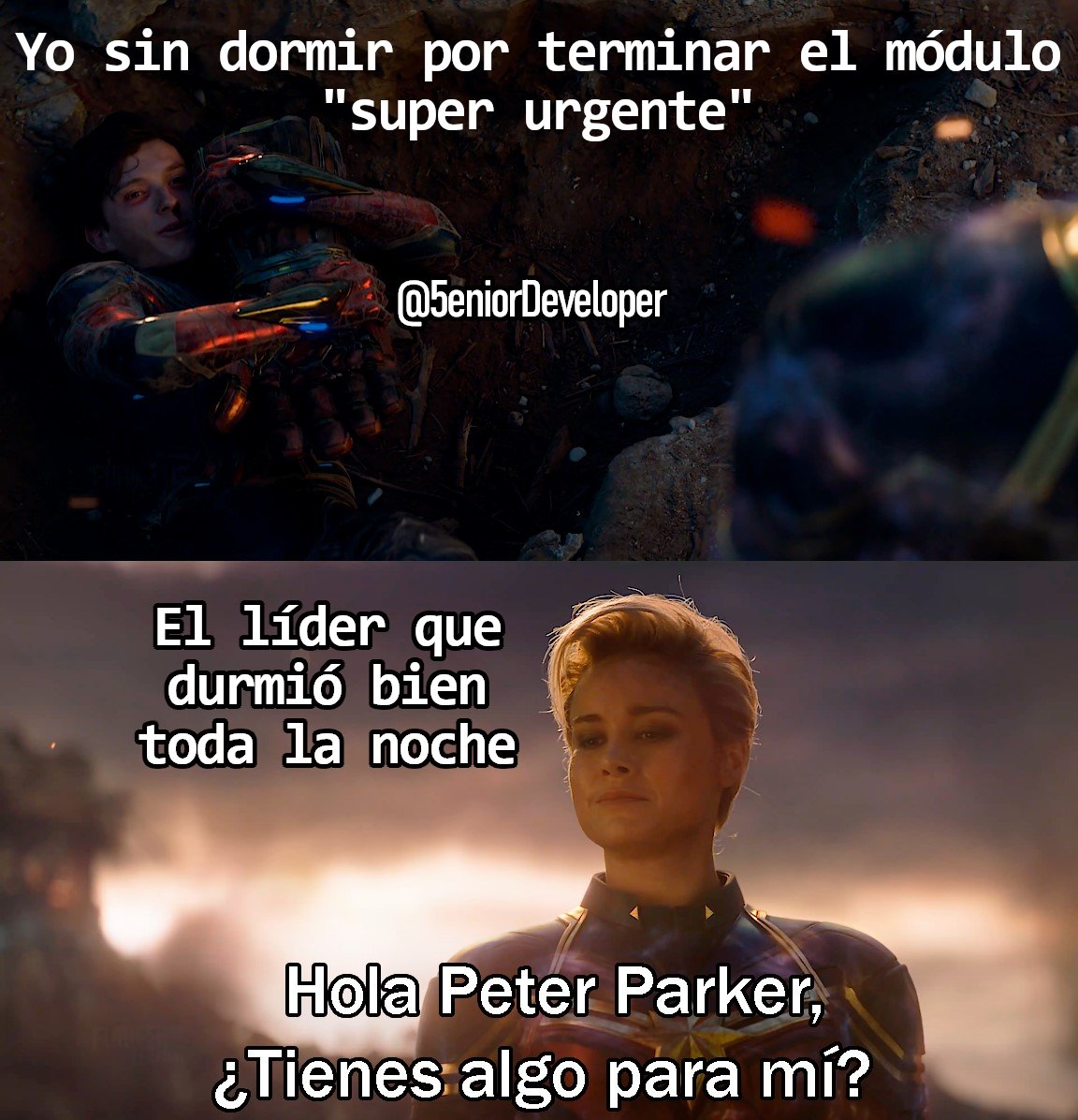 5eniorDeveloper's tweet photo. ¿Ustedes pudieron dormir bien? https://t.co/Ioo90vLtrw