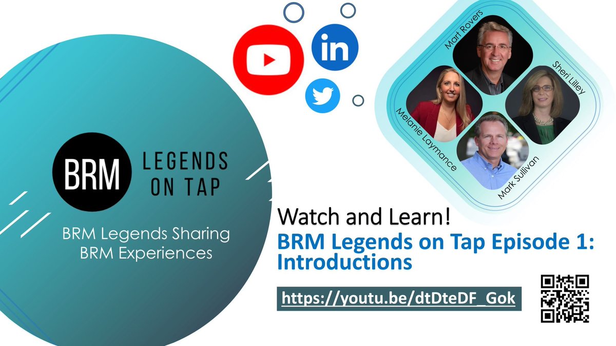 When I first became a Business Relationship Manager, I found I had a lot to learn!  Follow the BRM Legends on Tap YouTube channel to hear about how I proceeded and what lessons I learned. Check it out here!
#BRMLegendsonTap #BRM <a href="/MarkSullivanBRM/">Mark Sullivan, MBRM</a>  @SheriLilleyBRMP <a href="/InterPromUSA/">INTERPROM</a>