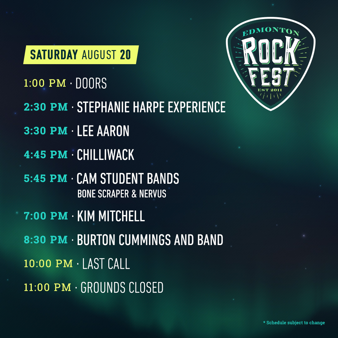 See you Saturday! 🤘 🎸